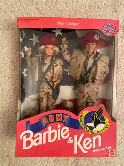 Army Barbie and Ken deluxe set special edition