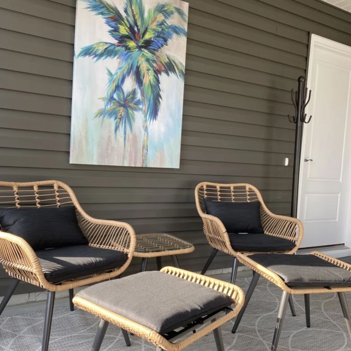 5 Piece Patio Furniture Set 