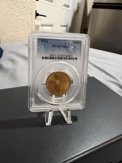 1912 $10 Indian Gold Eagle Graded Ms62