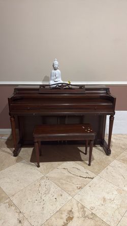 Piano with Bench