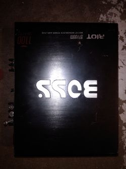 Boss riot amplifier 1100 watts