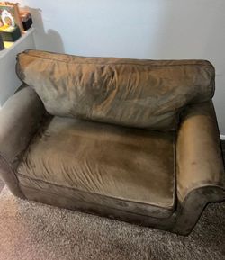 Green pullout couch
