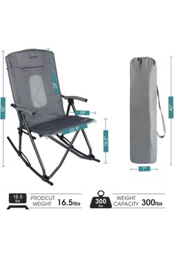 Portal oversized quad folding camping rocking chair new arrivals