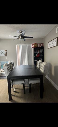 Jeanette Dining Table with 4 Chairs