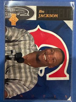 Bo Jackson California Angels Baseball Card