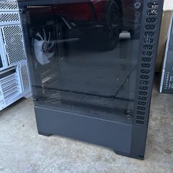 matx pc case with rgb fans