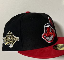 Chief Wahoo - Cleveland Indians 2Tone Black/Red Chief Wahoo With