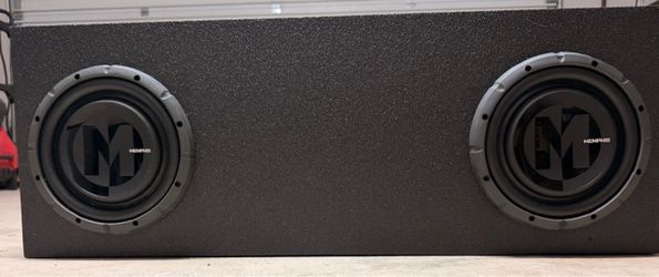 2 Memphis 10” Shallow Mount Subs/Custom Tundra Box
