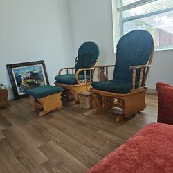 Rocking Chairs With Rocking Foot Rest