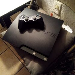 PS3 system One controller no power cord no HDMI cord $40 takes it