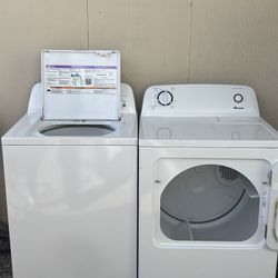 Washer And Dryer Electric Set AMANA He 1 Year Use