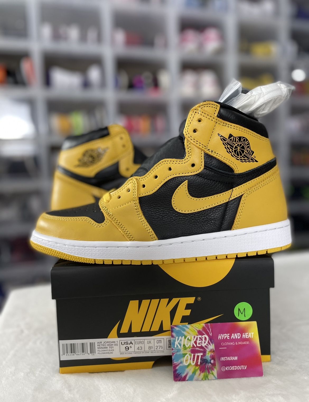 NEW* Nike Air Jordan 1 “Pollen” Size 9.5 Men