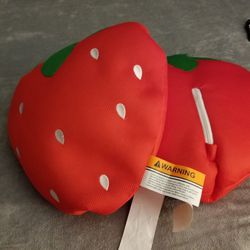 Strawberry pillows indoor outdoor new