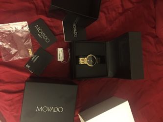 Movado gold watch