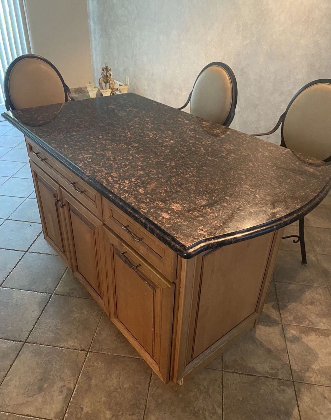 Kitchen Island With Granite Countertop for Sale in Staten Island, NY