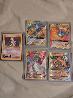 Damaged pokemon cards