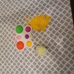 Fidget Pack Pop It, Simple Dimple, And Minu Squish Mellow