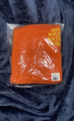 Anti Social Club Kaburosai Hoodie Orange Large