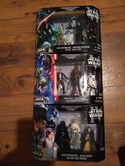 Star Wars Commemorative DVD collection action figures