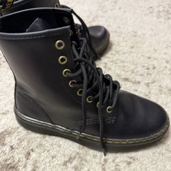 Dr Martens Zavala Black Boots Size 7W 6M 38 EU