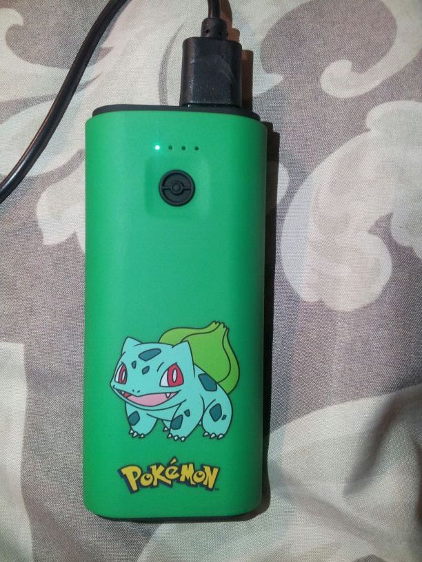 Pokémon Bulbasaur portable phone charger