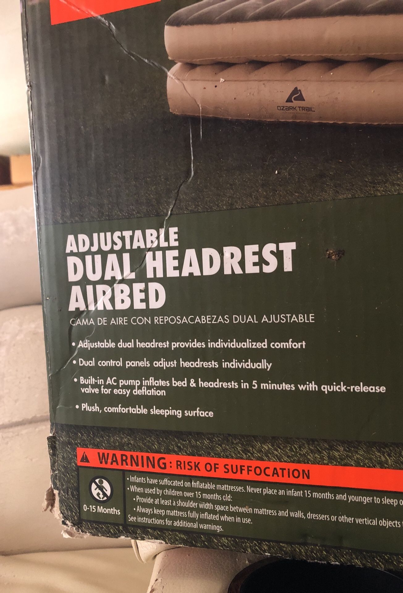 Adjustable Dual Headrest Air bed for Sale in Rockwall TX OfferUp