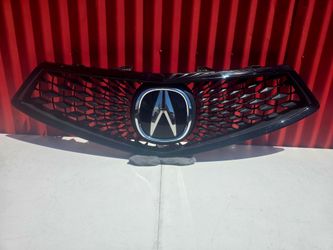Acura MDX Front Grille Black 2017-2020