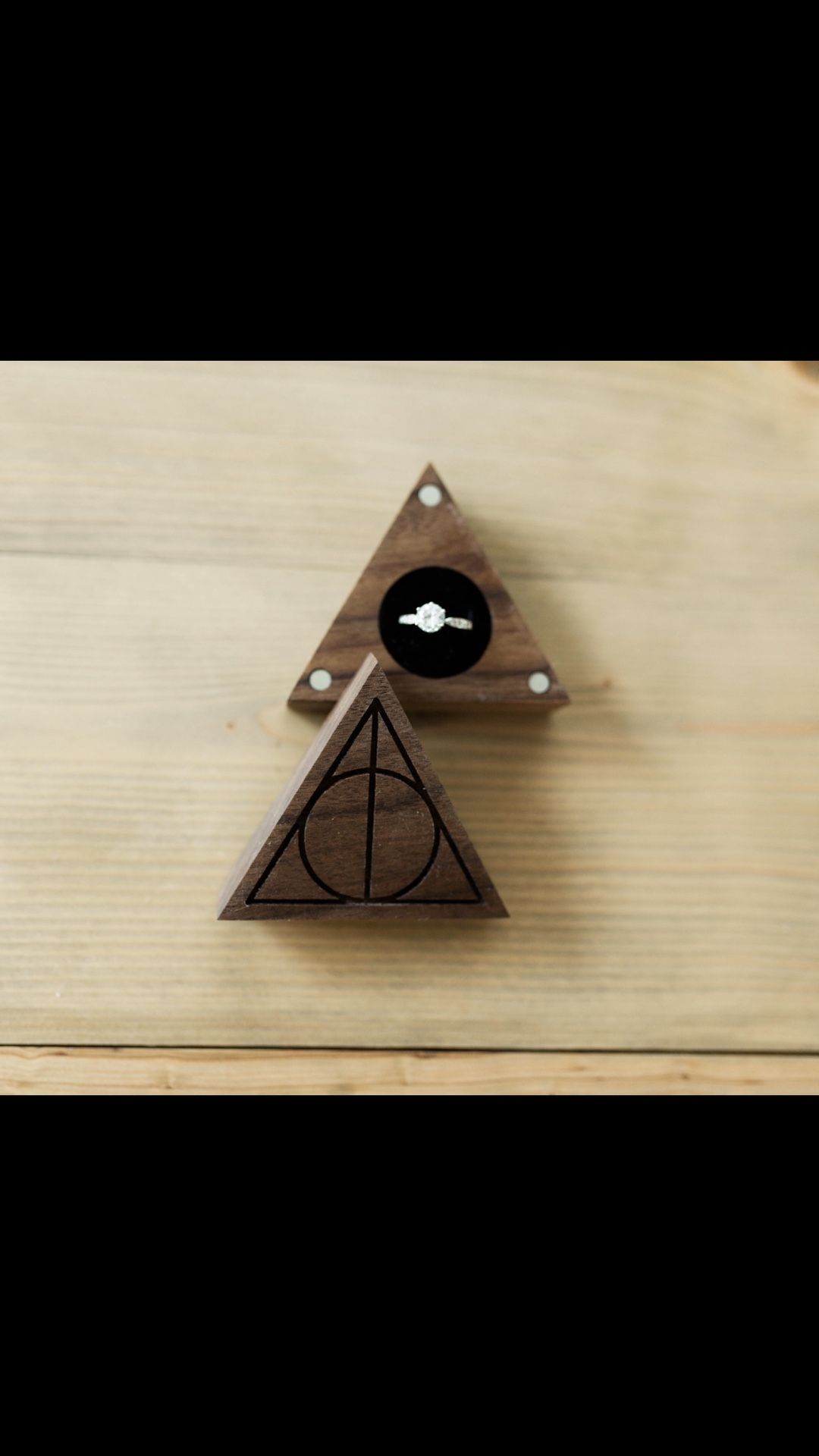 Harry Potter Deathly Hallows Ring Box