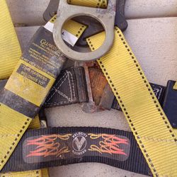 Safety harness and fall protection ropes