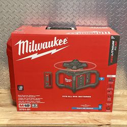 Milwaukee Red Exterior Rotary Laser Kit 3701-21