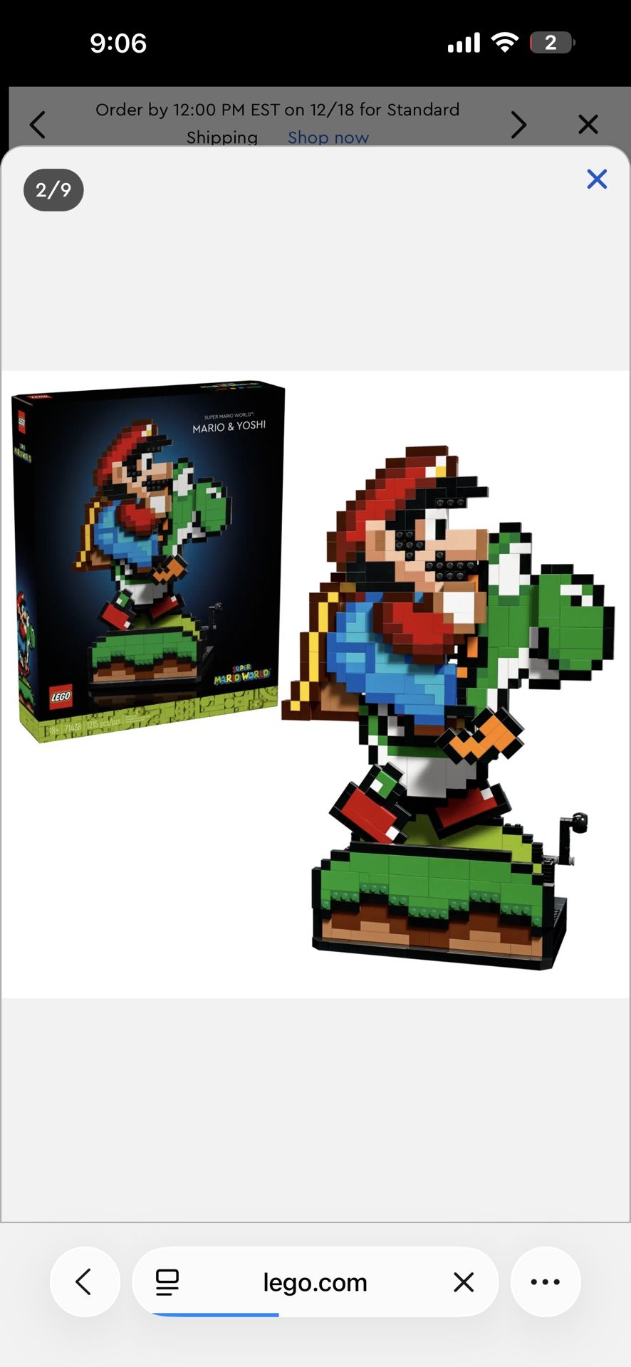 Mario And Yoshi Lego Set