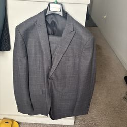  Grey Slim Suit Set