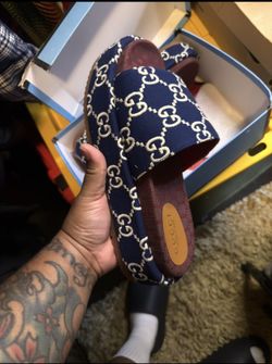 Gucci platform slide sandals size 45