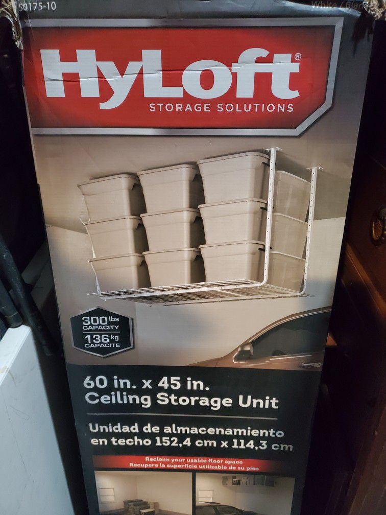 2 Hyloft Ceiling Storage Racks