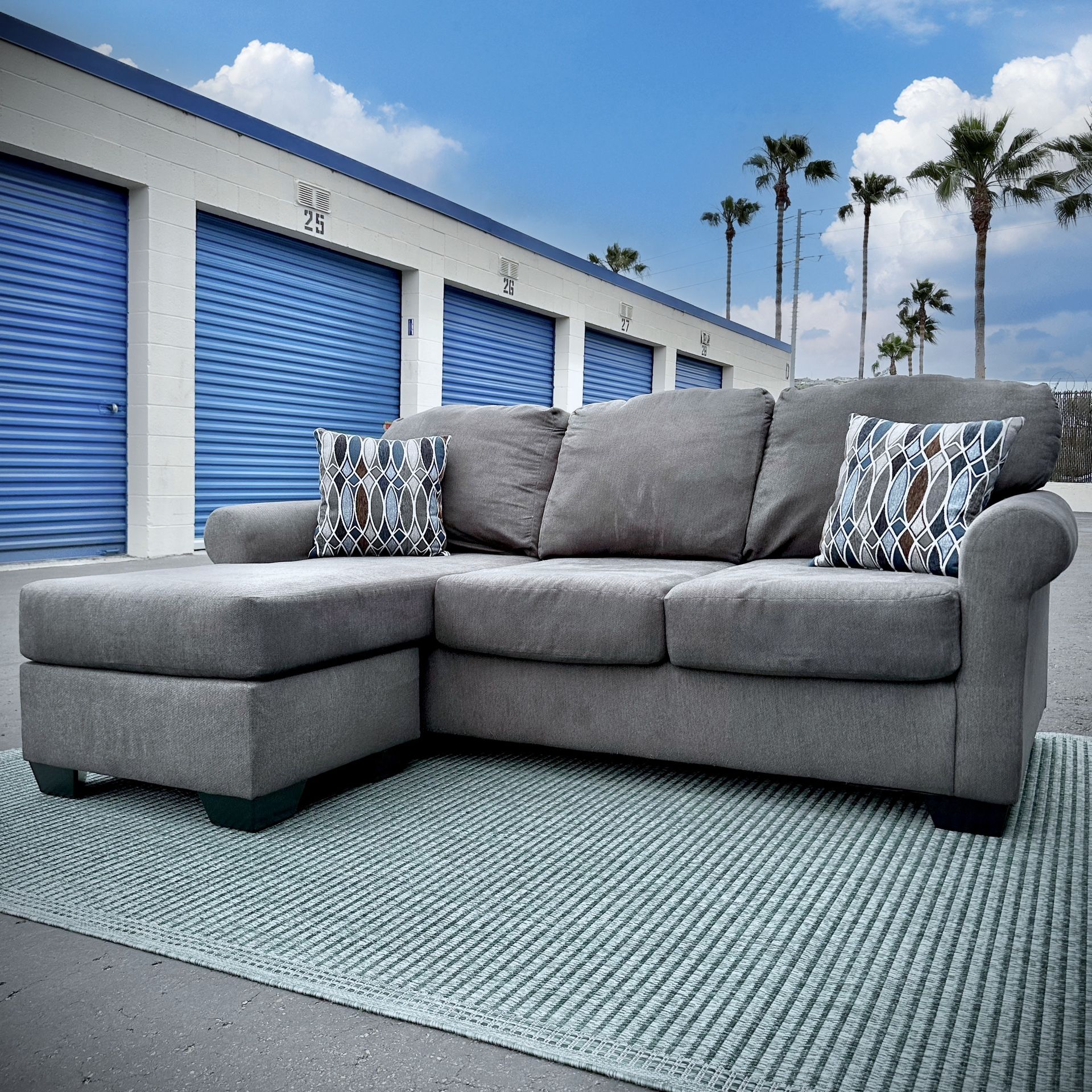Gray Modern Kexlor Sectional Chaise Sofa by Ashley for Sale in San