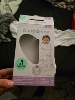 SwaddleMe by Ingenuity Arms Free Convertible Swaddle