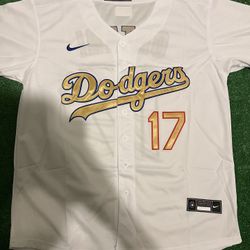 Shohei Ohtani Los Angeles Dodgers Gold Jersey