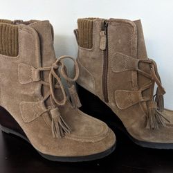 Wedge Ankle Boots 