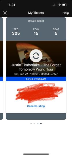 Justin Timberlake Tickets For Tonight 