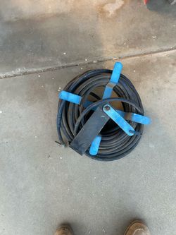 Air hose reel w/hose