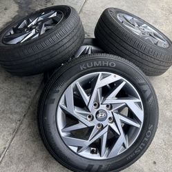  2021 - 2024 Hyundai Elantra OEM Wheels Rims Tires Factory Original 16”