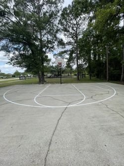 Paint A Basketball Court. $250