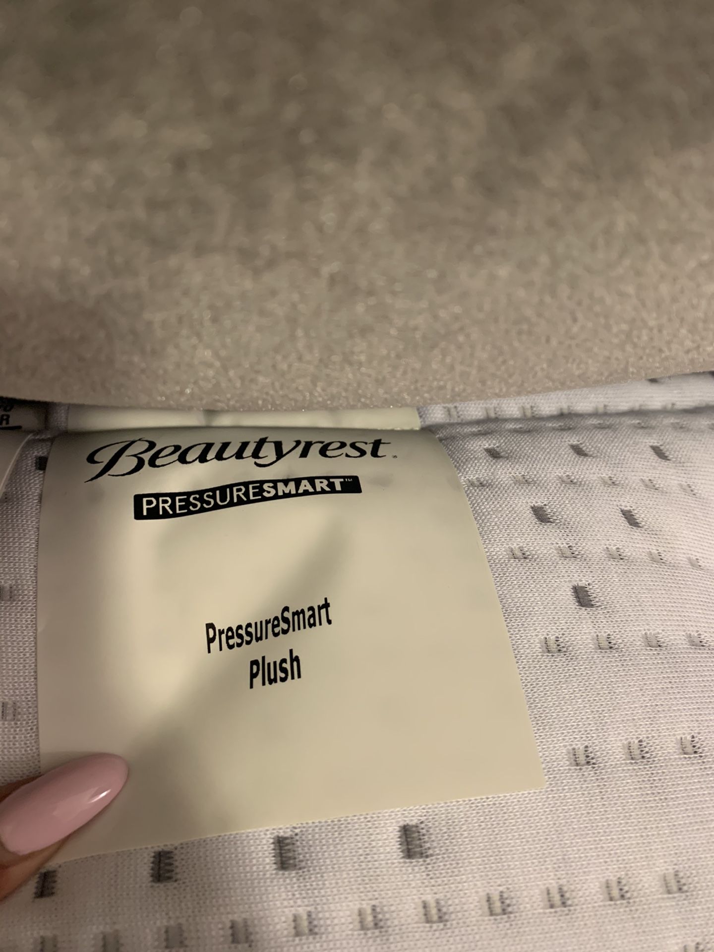 Beautyrest Pressuresmart Plush Queen Mattress 12.25” and Adjustable