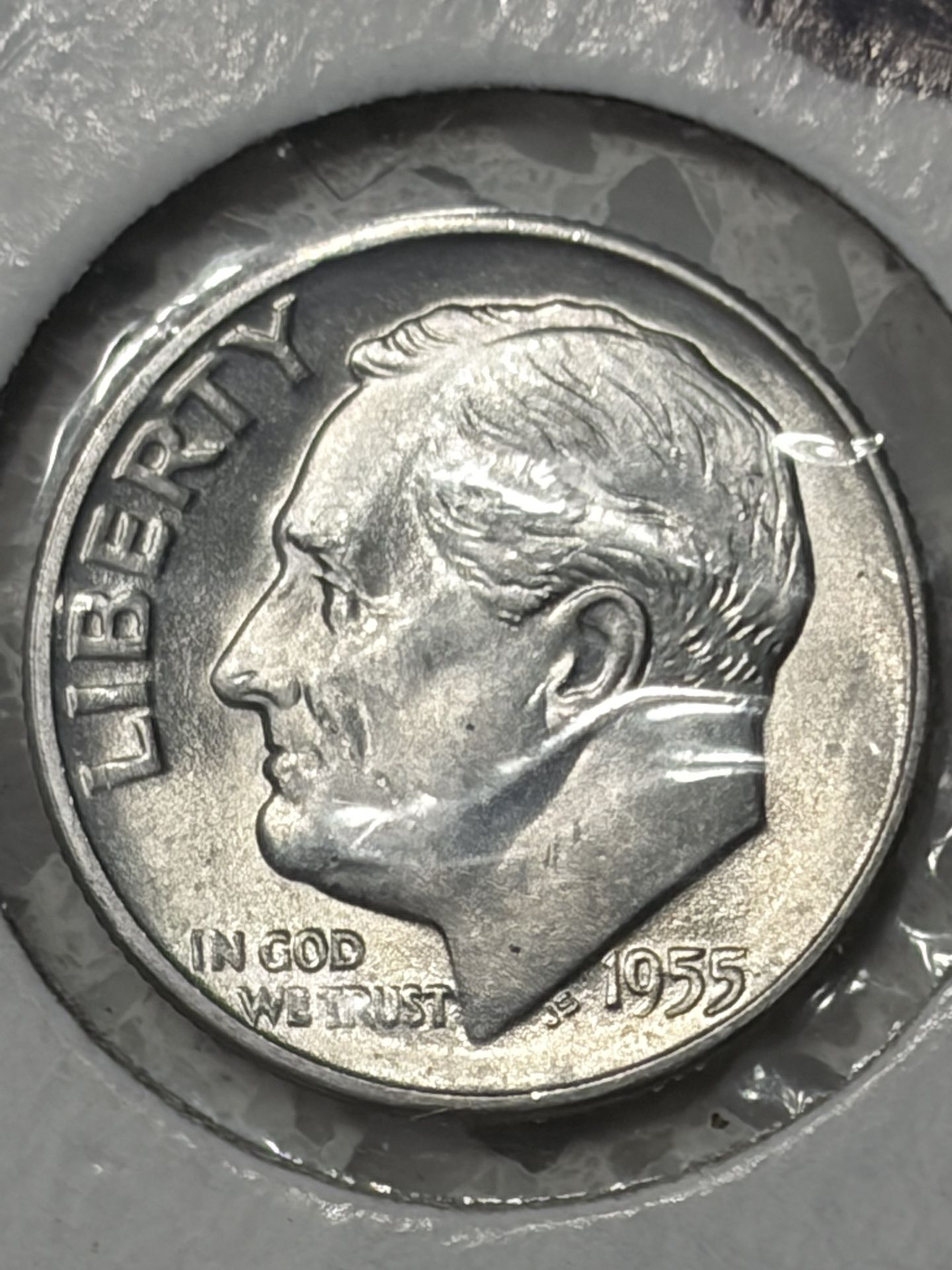 1955 s Roosevelt Dime  In Pristine Condition  
