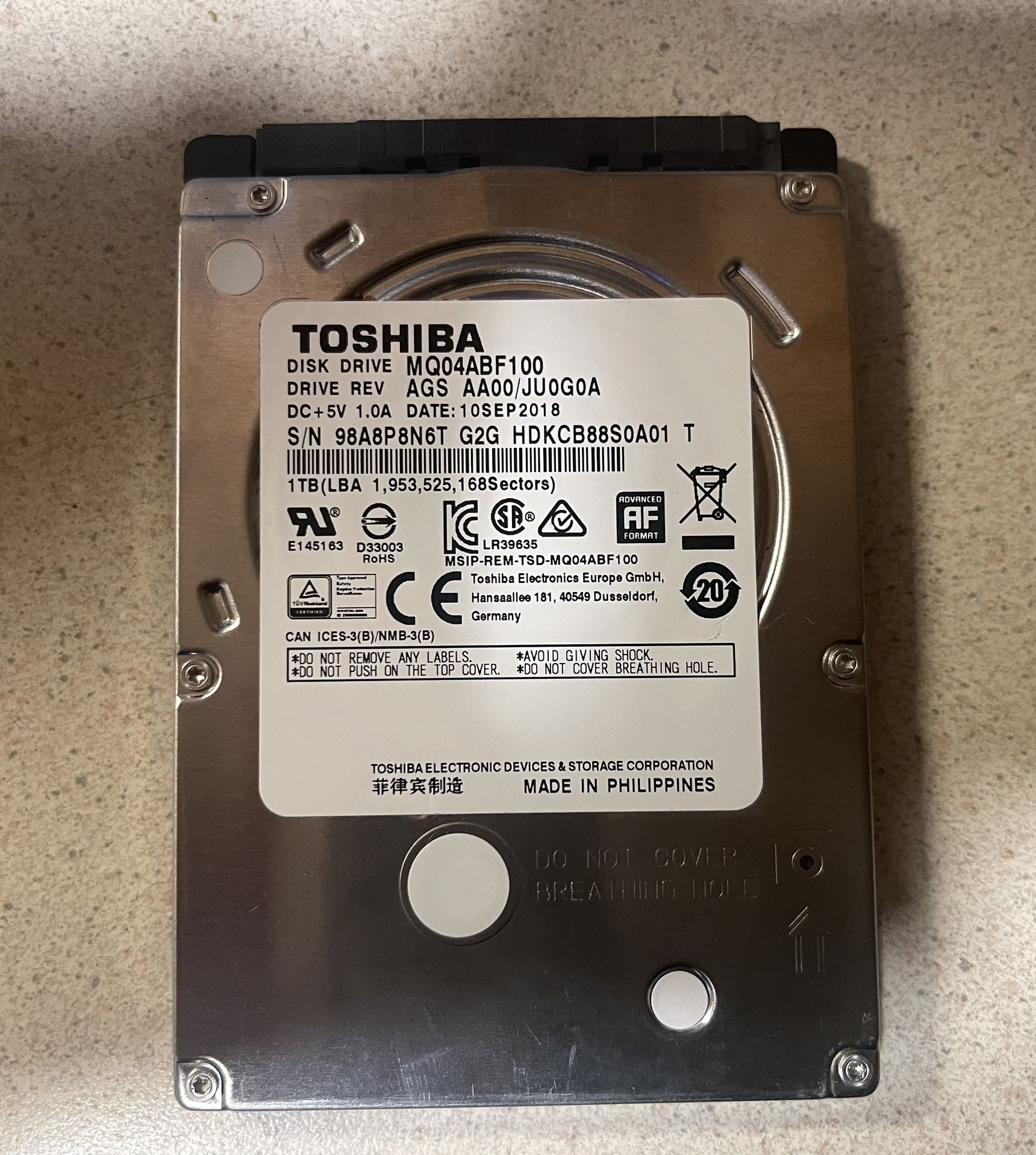 PS4 Hard-drive 1tb