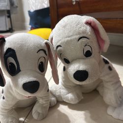 101 Dalmatian 2 Stuffed Animals 