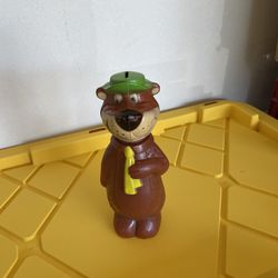 Vintage Yogi Bear Plastic Bank Toy,  1958.