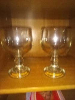 Wine glass decor