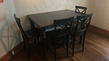 High top 6 person dining table