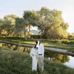 White Maternity Dress 